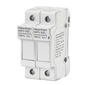 Heschen Solar/Photovoltaic Fuse Holder, PV Holder, HSPV-30D, DC1000V 32A, 2 Pole, 35mm DIN Rail Mounting, for HSPV-30 ST-10PV 10 * 38mm Fuse, CE Listed (1)