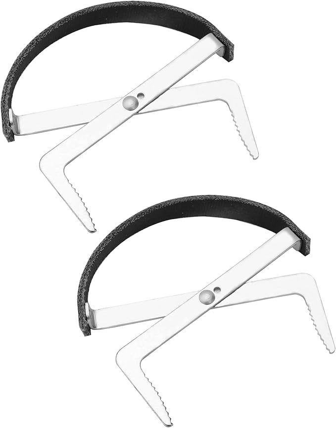QWORK Battery Carrier, 2 Pack Universal Side Lift Car Battery Holder, Fits 7inch(175 mm) Wide Battery