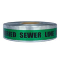 ACE Supply Detectable Underground Sewer Line Tape - Detectable Underground Tape - 2 Inch x 1000 Ft Length, 5 Mil - Buried Sewer Line Locator & Utility Marker