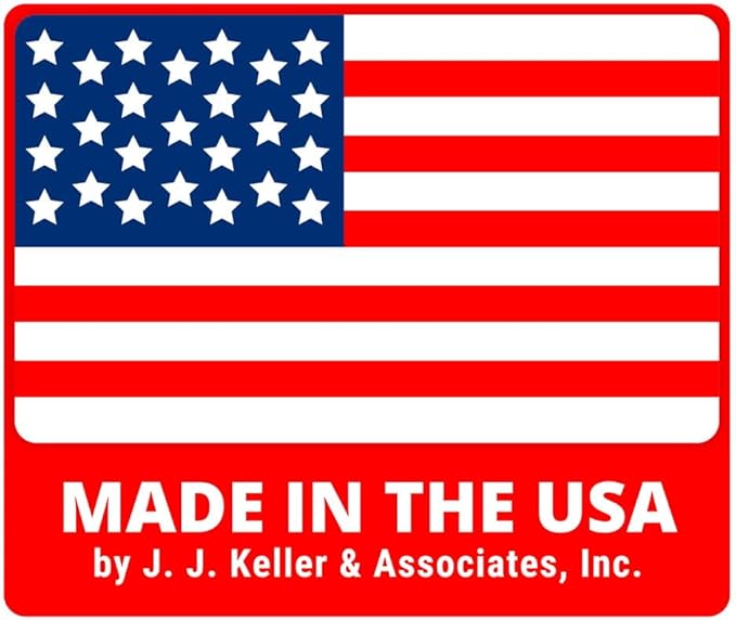 Fire Extinguisher Sign 2-pk. with Vertical Red & White Down Arrow, 4" x 18" Permanent Self Adhesive Vinyl with Rounded Corners, J. J. Keller & Associates, Inc.