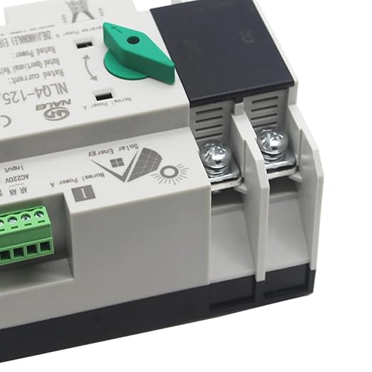 2P 63A 110V Dual Power Automatic Transfer Switch Dual Power Generator Changeover Switch Dual Power Automatic Transfer Switch Din Rail Type 50HZ/60HZ