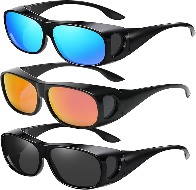 Feaglo Safety Goggles, Polarized Safety Glasses, Anti-Fog, Blocking Blue Light, Anti-Scratch, Anti-Fatigue Anti Glare