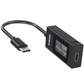 diymore USB C Tester Power Meter,Digital Multimeter, Type C Voltage and Current Tester Meter, Power Bank Capacity,Working Time Ammeter Voltmeter USB Cable Charger Detector LED Display