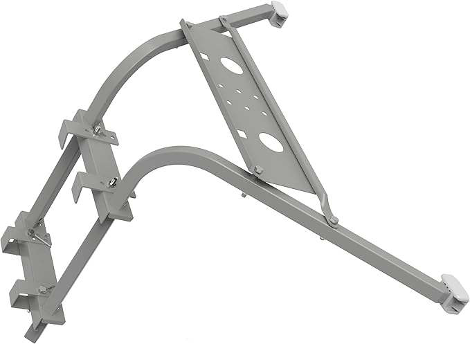 Extension Ladder Stabilizer for Roof Gutter,Ladder Standoff Stabilizer, Heavy Duty Steel Wing Span/Wall with Non-Slip Rubber Bottom Pad