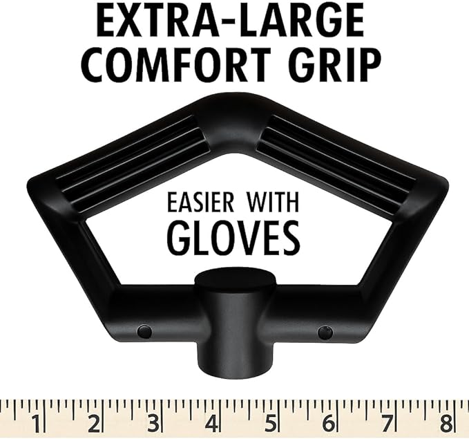 Snow Shovel for Decks & Driveways – Deck Saver™ Crack Jumper 24" Snow Shovel, Won’t Damage Decks