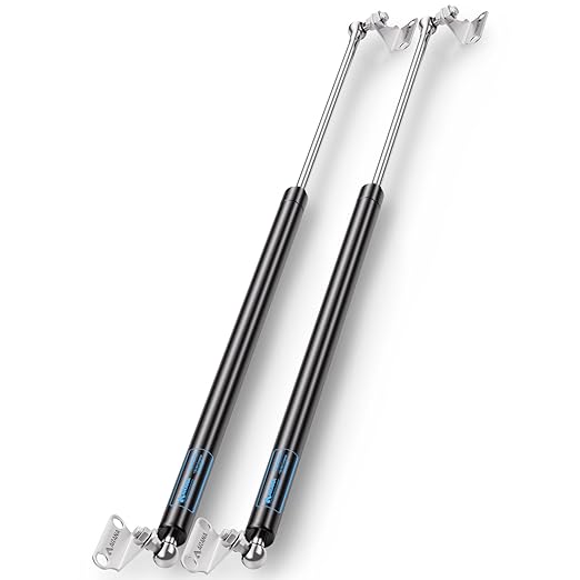 ARANA Gas Struts 30 inch 150lb with Brackets (2 Pack) - Heavy Duty Lift Support for RV Bed Hatch & Storage Box Lid - Hydraulic Spring Shocks for Camper Bed, Cellar Door, Food Truck Window