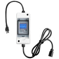 Home Energy Monitor, Haoguo 110V EV Charger Pass-Through Power Usage Monitor with IP 65 Waterproof for Indoor/Outdoor Use, Ideal for Monitor RV, Outdoor Generators, Households