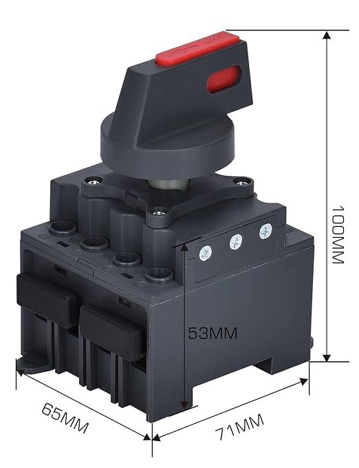 DIHOOL Solar Disconnect Switch,32 Amp DC1200V 4P Isolator