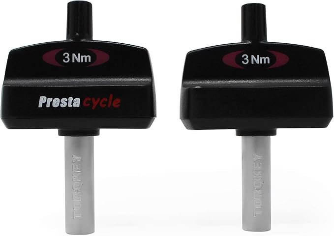 Prestacycle Mini Bike TorqKeys - Preset Torque Tool w/6 Bits & Holder – Compatible with Standard 1/4" hex bit - Choose from Sizes: 3Nm, 4Nm, 5Nm.