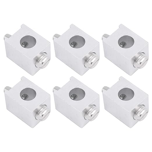 6pcs #4-2/0 Neutral Lug Kit, Aluminum Circuit Breaker Ground Lugs for Grounding Electrical Connections Home & Electrician Use