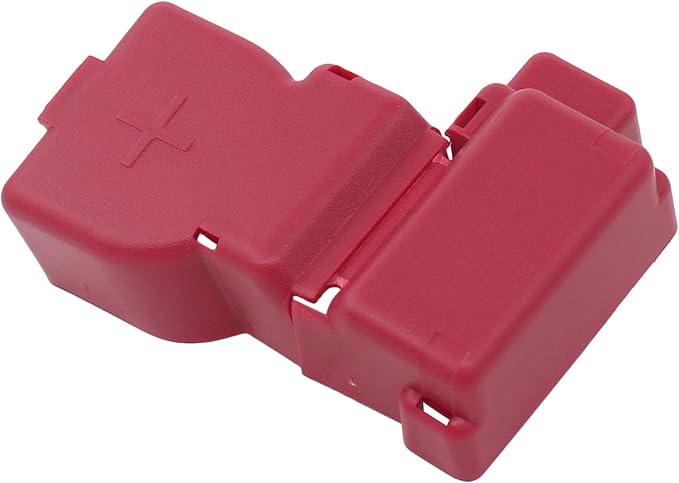 MOTOKU Positive Battery Terminal Cover Red for Nissan Altima 2002-2006, Cube 2009-2014, Juke 2011-2017, Maxima 2004-2008, Rogue 2011-2015, Sentra 2013-2019, Versa 2007-2019, Versa Note 2014-2019