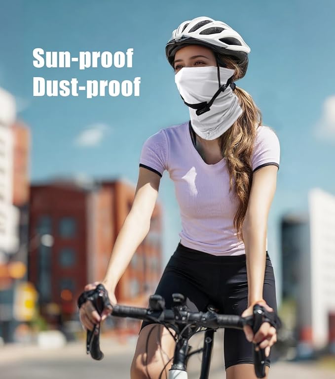 Fishing Neck Gaiter, Sun Protection Face Mask, Cooling Neck Shield Scarf Cycling Balaclava Bandana for Men and Women
