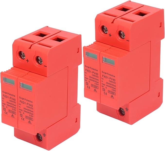 SPD Protective Devices DC Photovoltaic Arrester 2P 40KA FXD1 PV40 for Home Safety (DC 1000V)