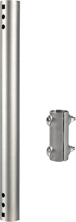 CEKAY 304 Stainless Steel Extension Pole for CEKAY Diameter 1.5" J Pole Mount (Diameter 1.5", Length 16.5")