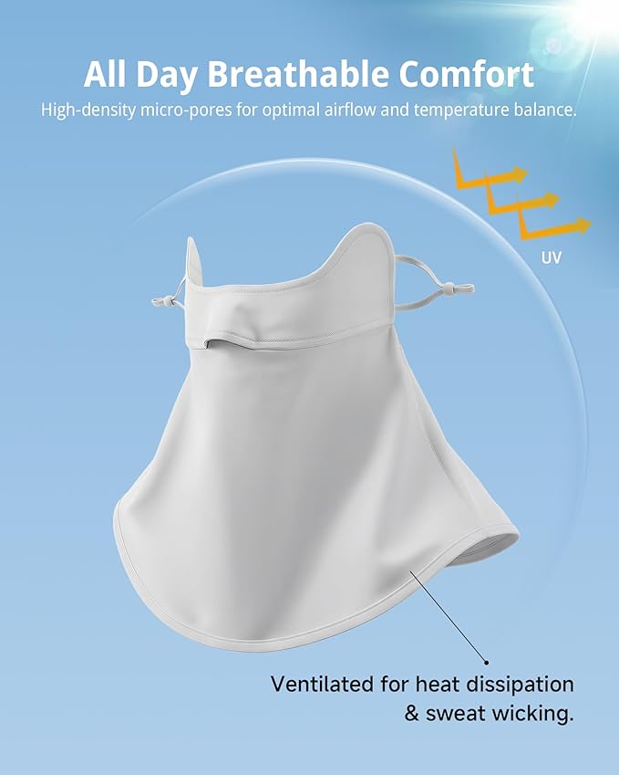 Stelle UV Sun Protection Unisex Face Cover Breathable Cooling Neck Gaiter Scarf UPF 50+ for Summer Outdoor Activities