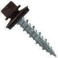 Metal Roofing Screws: (250) 10 x 1 Mansard Brown Hex Head Sheet Metal Roof Screw. Self Starting Metal to Wood siding Screws. EPDM Washer. Colored Head