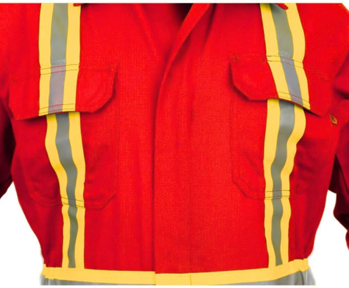 Flame Resistant FR High Visibility Hi Vis Coverall