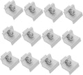 12pcs Metal Solar Panel Rack Clips Mid End Clamps for Secure Solar Panel Installation Easy to Install Bracket Holders for Outdoor Use