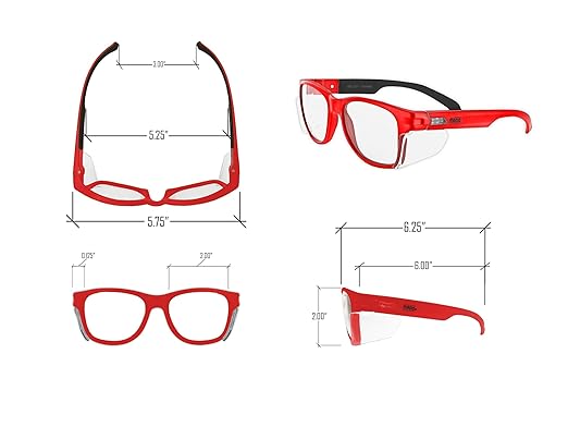 MAGID Anti-Fog Polycarbonate Safety Glasses, 1 Pair, Y50