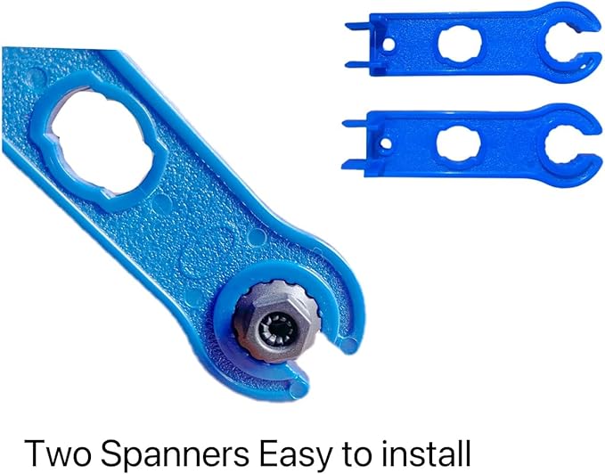 100PCS Solar Panel Connector IP67 Waterproof Connector Male/Female 50Pairs with 2 Spanners