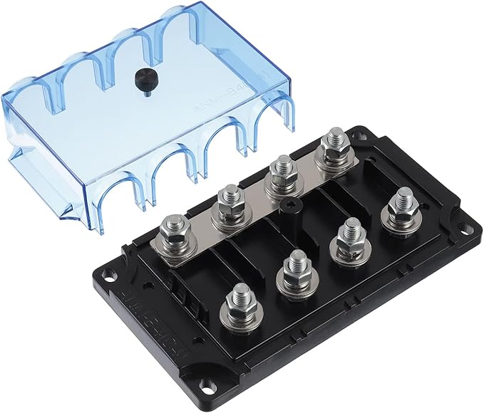 BOJACK 4-Way AMG Mega Fuse Holder (Pack of 1 ANM-B4)