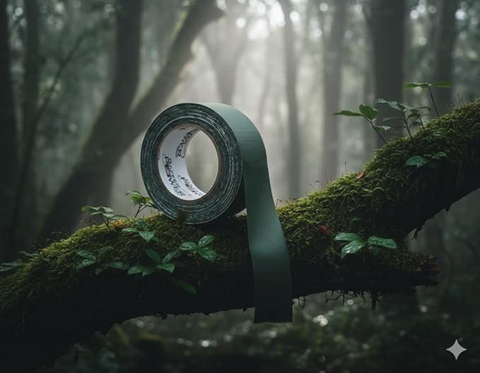 Gaffer Power Proudly Made in The USA, Real Professional Grade Gaffer Tape, Heavy Duty Gaffers Tape, Non-Reflective, Multipurpose. 2 Inches x 30 Yards, Forest Green