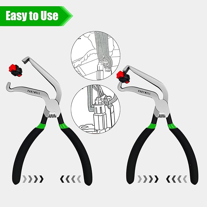 Electrical Disconnect Pliers Set – 3PCS Electrical Connector Pliers for Cars, Fuel Line Disconnect Tool, and Automotive Electrical Tool Kit