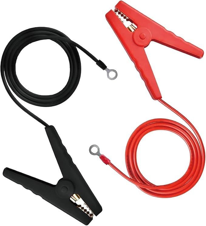 Fence Lead Copper Wire with Alligator Clips for Electric Fence Charger, Wide Compatibility for Solar Fence Charger, Energizer, Wire Fencing & Electric Fence Tester