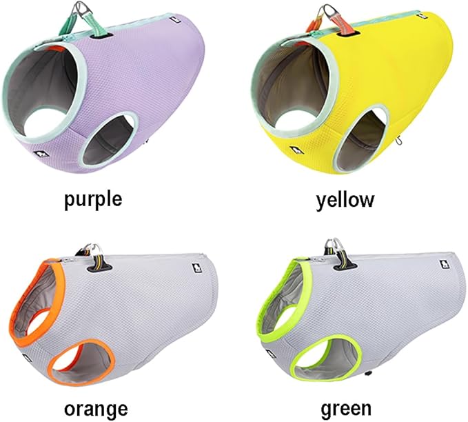 SGODA Dog Cooling Vest Harness Cooler Jacket Purple XX-Large