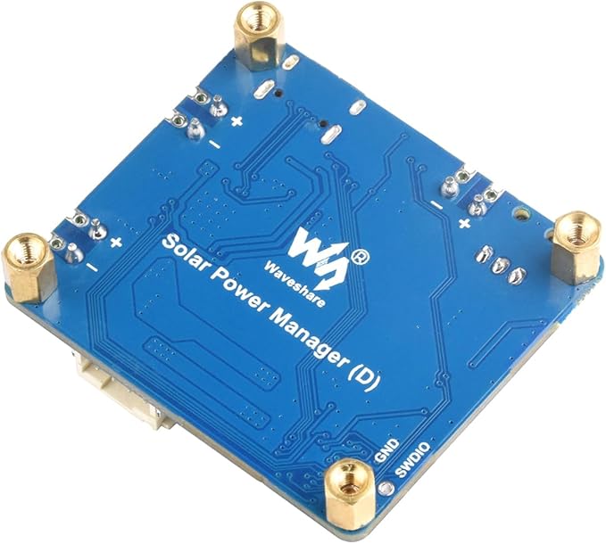 Waveshare Solar Power Management Module (D) for 6V~24V Solar Panel and Type-C Power Adapter,Suitable for Solar-Powered Control System for MCUs/Development Boards Raspberry Pi/Jetson Nano/Arduino