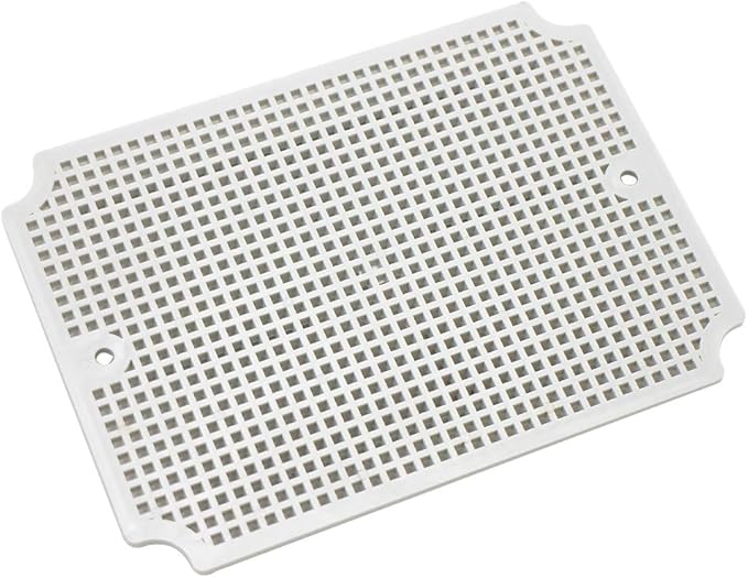 MAKERELE Watertight Outdoor Plastic Junction Box 7.87”5.90”3.94” (200150100mm) IP67 Electronics Projects Junction Waterproof Case with 2 NPT 3/8” Glands