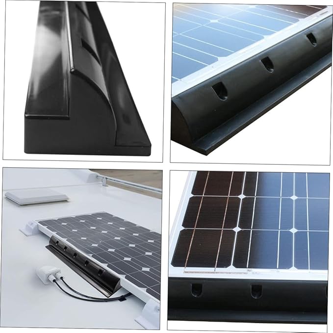 2pcs Abs Solar Panel Brackets Roof Rack for Rv Boat Solar Panel Support Racks
