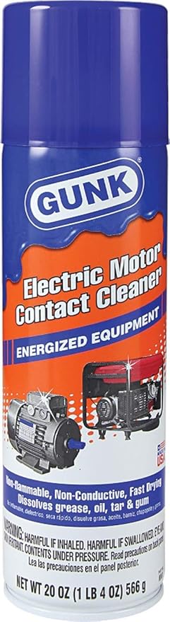 GUNK NM1 Electric Motor Contact Cleaner - 20 oz.