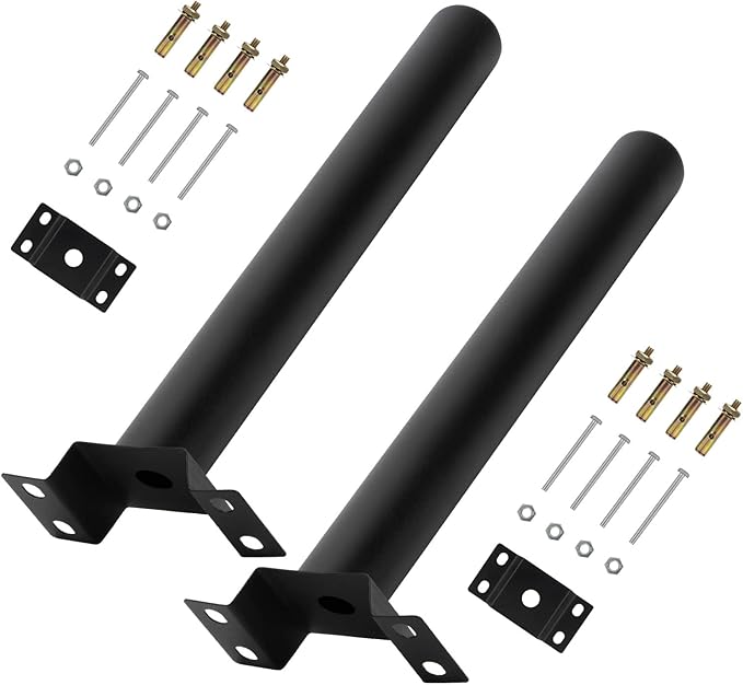 Mounting Brackets Extension Arm for Solar Street Light, Light Fixture Bracket Pole for Wall, Fence, Tree, Yard, Barn