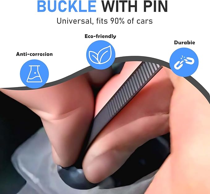Nylon Universal Cable Tie Buckle - Heavy Duty Self-Locking Zip Ties with Pin & Button, UV-Resistant Multifunctional Fasteners for Auto Repair, Car Maintenance & Daily Fixing (30pcs)