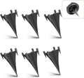 Replacement Stakes for Solar Ground Light, 6 Set Reinforced Plastic Ground Spikes, Replacement Parts for Solar Pathway Disk Light and Garden Glass Ball Outdoor
