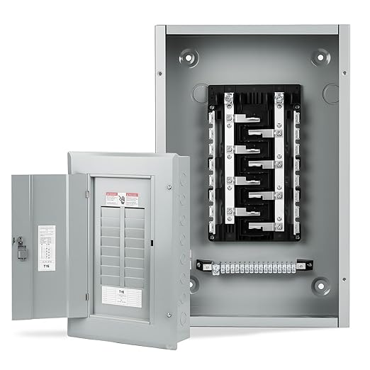 THQL Circuit Breaker Panels,16-Space, 125A Circuit Breaker Distribution Box, 120V/240V Circuit Breaker Electrical Enclosure,Indoor Main Lug Load Center