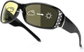 IGnaef Women Photochromatic Night Vision Glasses for Driving, Anti Glare Polarized Safety Nighttime/Rainy Glasses