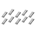 PATIKIL Trailer Frame Wire Clips Solar Panel Cable Clips 33mm/1.3" Stainless Steel for Boat Trailer, Wire Management, Pack of 18
