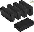 LeMotech 5Pcs ABS Plastic Electrical Project Case Power Junction Box, Project Box Black 2.0 x1.1x 0.6 inch (50 x 28 x 15 mm)