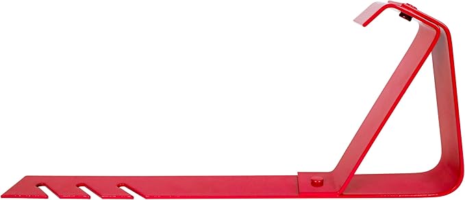 Guardian 2503 Fixed Heavy Duty Roofing Bracket for Use with 21/12 Pitch Roofs 6 Inch by 60 Degree Fixed Angle Platform Powder Coated Red OSHA Compliant