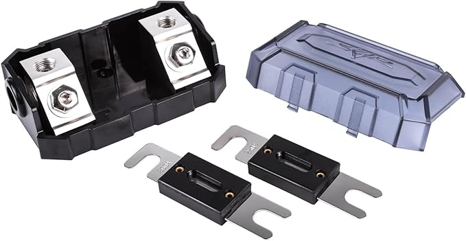Skar Audio 1/0 or 4 Gauge Pro Series in-line ANL Fuse Holder (SK-Fuse-BLK-PROANL)