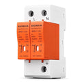 Baomain 2P (1P+N) Surge Protective,420V AC 40kA,BMD1-C40 Single-Phase SPD with Neutral Protection,DIN Rail Mounting,Flame Retardant Housing