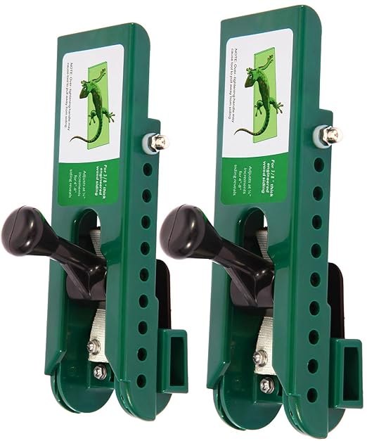 Siding Installation Tools Compatible with 3/8 inch Fiber Cement siding, Siding Tools Lap Siding Gauge with Adjustable Reveals, 2 Pack