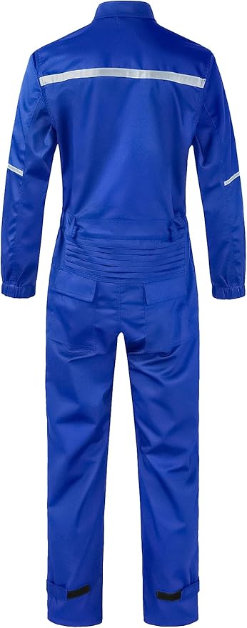 Mens Workwear Coveralls Multi Pockets Work Suit Mechanic Overalls Jumpsuits Unisex Long Sleeve Garage Coverall