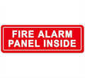Fire Alarm Panel Inside Sign – Made from Premium Durable Acrylic Material, Super Strong Self-Adhesive, Quick Installation, Perfect for Your Business and Home (9x3 Inches, Red)