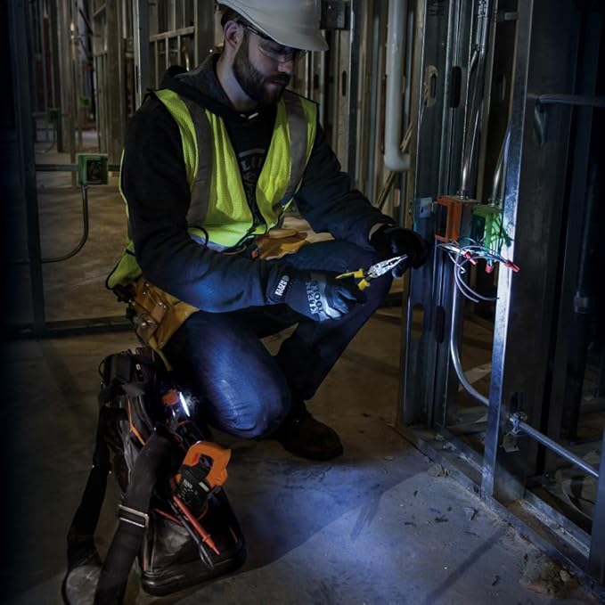 Klein Tools CL800 Digital Clamp Meter, Auto Ranging TRMS, AC/DC Volt/Current, LOZ, Continuity, Frequency, Capacitance, NCVT, Temp, More 1000V