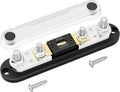DaierTek 500 Amp ANL Fuse Block with 500A ANL Fuse Max 750A for Truck Automotive Marine