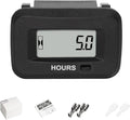NR-HM038AD AC/DC 5V to 277V,Snap-in Digital LCD Hour Meter Kit,Initial Hours Settable,Resettable Partial Running Hours,Built-in Battery,Waterproof,Use for ZTR Lawn Mower Tractor Generator