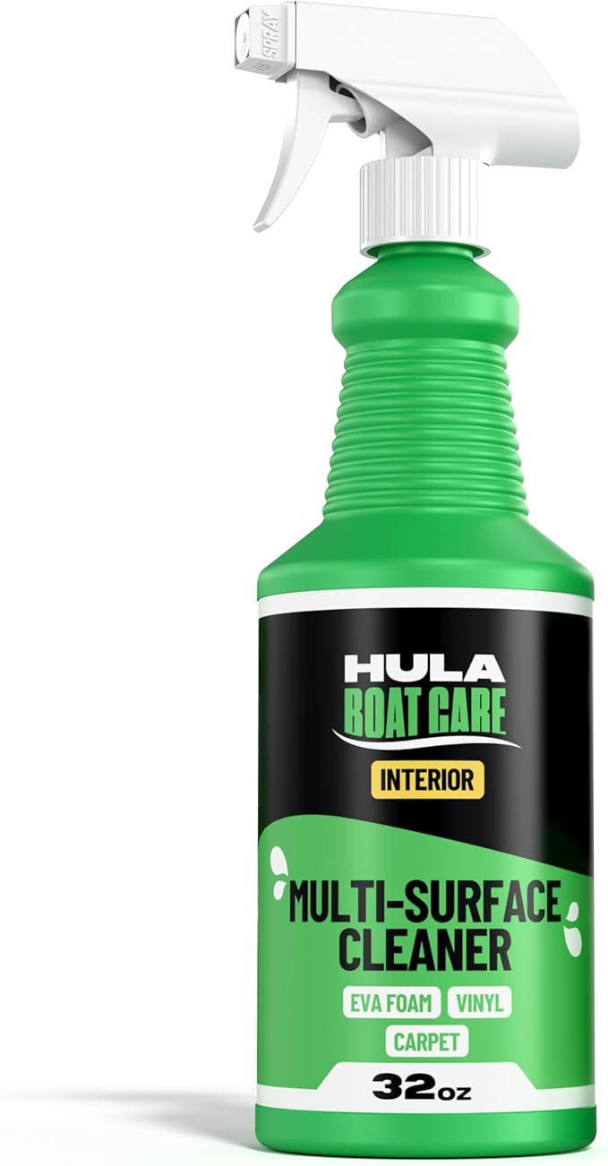 Hula Multi-Surface Cleaner — EVA Foam, Vinyl and Carpet, 32 oz — Boat Deck, Sea Deck and Marine Interior Cleaner, Biodegradable, Made in USA